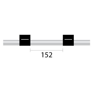 PVC Pump Tube Long 2tag 0.76mm ID Black/Black, (PKT 12)