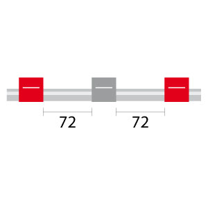 Contour Flared End PVC Pump Tube 3tag 1.22mm ID Red/Grey (PKT 6)
