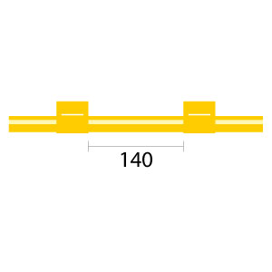 Solva Flex Pump Tube 2tag 1.42mm ID Yellow/Yellow (PKT 12)