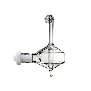 Twister Spray Chamber with Helix CT  , 50ml cyclonic, Borosilicate glass
