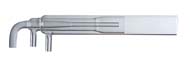 Quartz Torch High Solids (Full Length) with 90 Deg. Bend & 2.3mm Injector for 700-ES or Vista Axial