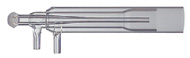 Quartz Torch with 2.3mm Injector for AJ/Bruker/Varian ICP-MS