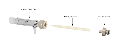Semi Demountable Torch with 2.4mm Alumina Injector