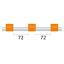 Contour Flared End PVC Pump Tube 3tag 0.89mm ID Orange/Orange (PKT 6)