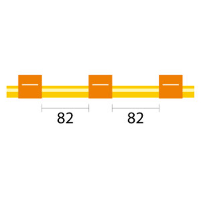 Solva Flex Pump Tube 3 tag 0.89mm ID Orange/Orange (PKT 12)