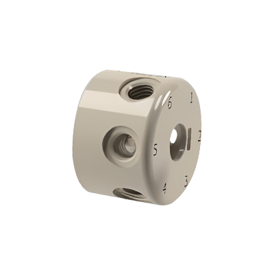RotaValve Body, Agilent 6-7 Port