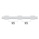 ProLok Contour Flared End PVC Pump Tube 3tag (95mm) 1.02mm ID White/White (PKT 6)