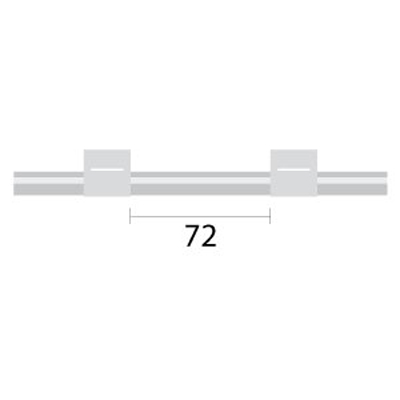 Contour Flared End Tygon MH Pump Tube 2tag (72mm) 1.02mm ID White/White (PKT 6)