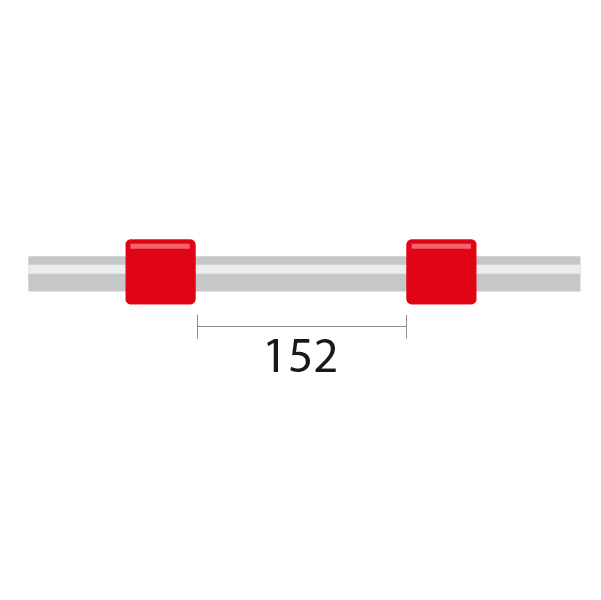 ProLok PVC Pump Tube 2tag 1.14mm ID Red/Red (PKT 12)