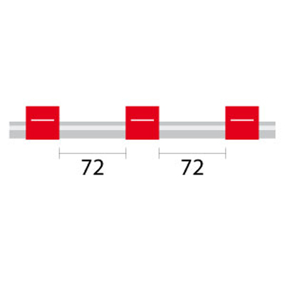 ProLok Contour Flared End PVC Pump Tube 3tag 1.14mm ID Red/Red (PKT 6)