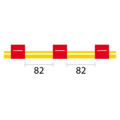 Contour Flared End Solva Flex Pump Tube 3 tag 1.14mm ID Red/Red (PKT 6)