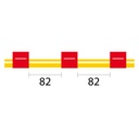 Contour Flared End Solva Flex Pump Tube 3 tag 1.14mm ID Red/Red (PKT 6)
