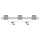 Contour Flared End PVC Pump Tube 3tag 1.30mm ID Grey/Grey (PKT 6)