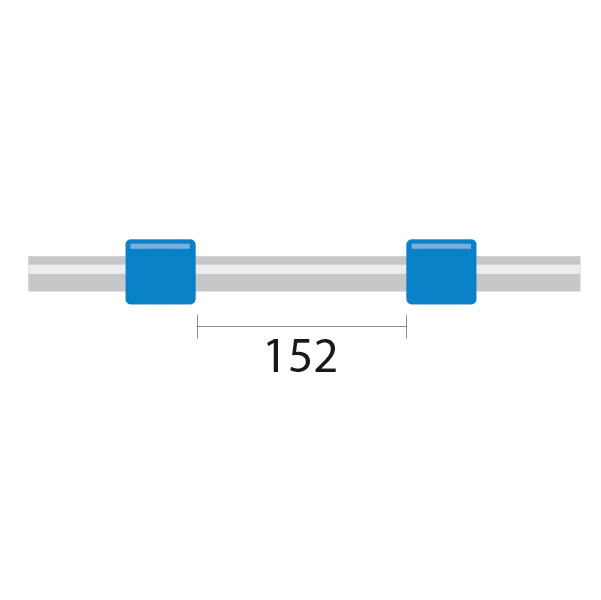 PVC Pump Tube 2tag 1.65mm ID Blue/Blue (PKT 12)