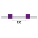 Contour Flared End PVC Pump Tube 2tag 2.06mm ID Purple/Purple (PKT 6)