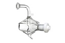 Twister Spray Chamber with Helix CT, 2.4mm Aux Port and 90deg Screw Mount