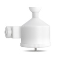 Twister TFE Spray Chamber with FB19 outlet