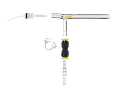 Noordermeer V-Groove Nebulizer 1L/min Ar flow with Quick Connect Fittings
