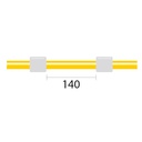 ProLok Contour Flared End Solva Flex Pump Tube 2tag 1.02mm ID White/White (PKT 6)