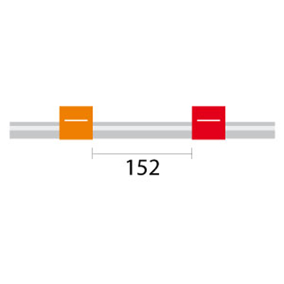 Contour Flared End PVC Pump Tube 2tag 0.19mm ID Orange/Red (PKT 6)