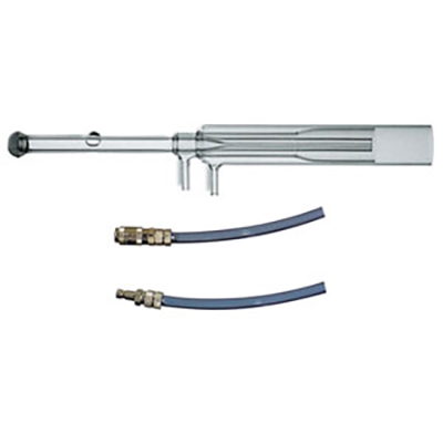 Quartz Torch for Wear Metals, 1.8mm injector with gas fittings for Spectroflame