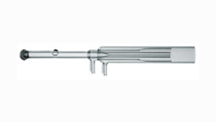 Quartz Torch 1.8mm injector, 4mm OD side arms for Spectroflame