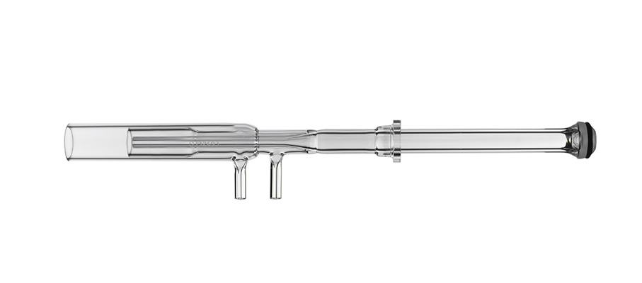 Quartz Torch 1.5mm injector with 4mm OD side arms for ARL Mini