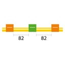 Contour Flared End Solva Flex Pump Tube 3 tag 0.38mm ID Orange/Green (PKT 6)