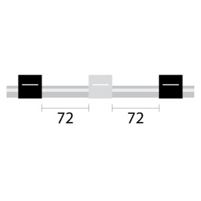 PVC Pump Tube 3tag 3.17mm ID Black/White (PKT 12)
