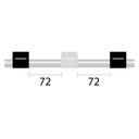 Contour Flared End PVC Pump Tube 3tag 3.17mm ID Black/White (PKT 6)