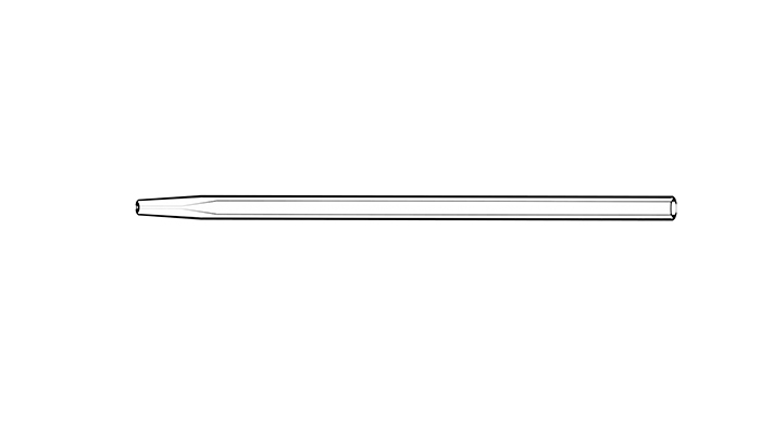 Tapered Quartz Injector 1.0mm