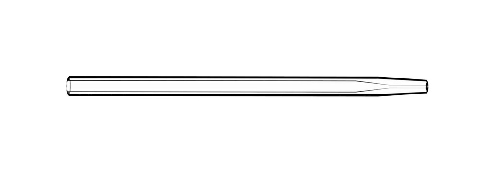 Tapered Quartz Injector 0.8mm