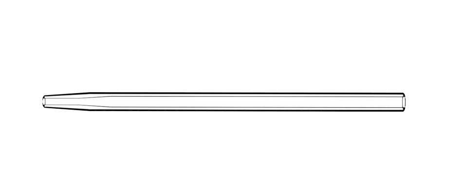 Tapered Quartz Injector 2.5mm