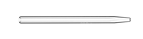 Tapered Quartz Injector 0.75mm (EMT)