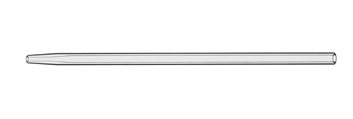 Tapered Quartz Injector 0.8mm
