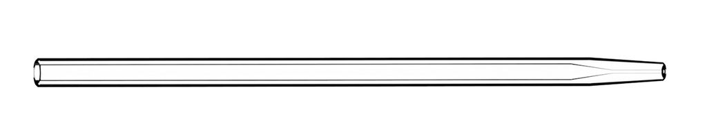 Quartz Injector 1.6mm Tapered