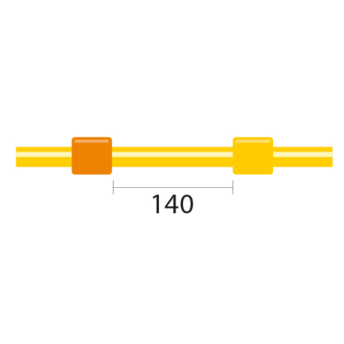 ProLok Solva Flex Pump Tube 2tag 0.51mm ID Orange/Yellow (PKT 12)