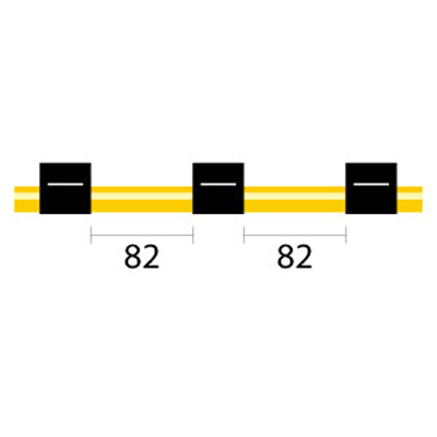 Contour Flared End Solva Flex Pump Tube 3 tag 0.76mm ID Black/Black (PKT 6)
