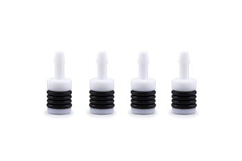 [GAZ-06-3.2B] GazFit Connectors for 6mm OD side arm with connection for 1/8inch ID tubing (PKT 4)