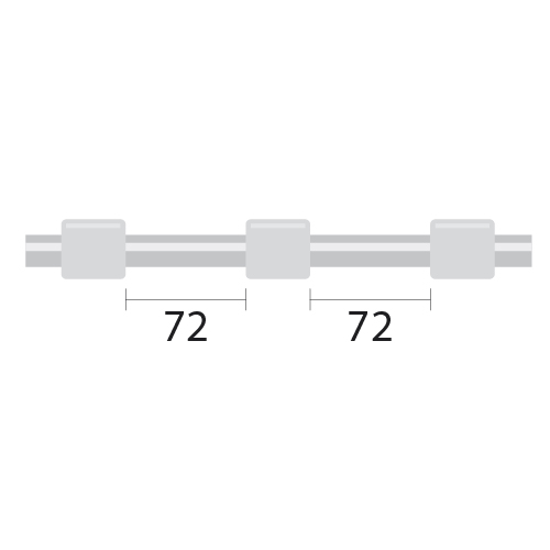 [1.02-WHT3B-F] ProLok Contour Flared End PVC Pump Tube 3tag 1.02mm ID White/White (PKT 6)