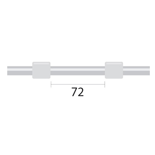 [1.02-WHT-S] ProLok PVC Pump Tube Short 2tag 1.02mm ID White/White (PKT 12)