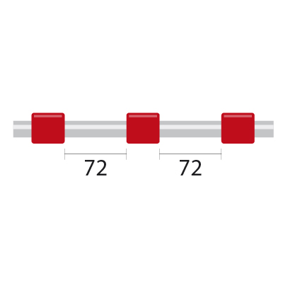[1.14-RED3B] ProLok PVC Pump Tube 3tag 1.14mm ID Red/Red (PKT 12)
