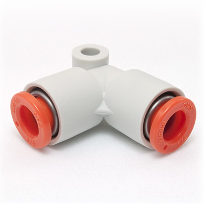 Conector em cotovelo EzyLok para tubo de 1/4″ (pacote com 4)