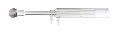 [30-808-4468] Quartz Torch 1.2mm injector, 4mm OD side arms with S19 for Spectro SOP