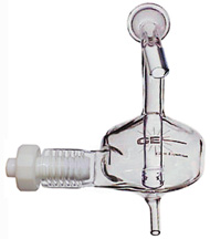 [20-809-0380HE] Twister Spray Chamber with Auxiliary Port & Helix CT