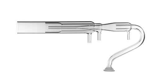 [30-807-0543] Quartz Torch High Solids with Sheath Gas and Ball Joint for 700-ES or Vista Axial