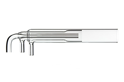 [30-808-0478LL] Quartz Torch Long-life with 90deg bend and 2.3mm Injector for 700-ES or Vista Axial