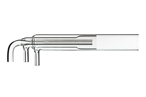 [30-808-1346] Quartz Torch with 90 Deg. Bend & 0.8mm Injector for 700-ES or Vista Axial