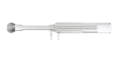[30-808-4403] Quartz Torch 2.0mm injector, 4mm OD side arms with S19 for Spectro SOP