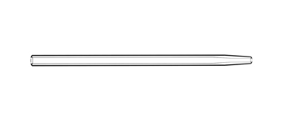 [31-808-3258] Tapered Quartz Injector 2.0mm